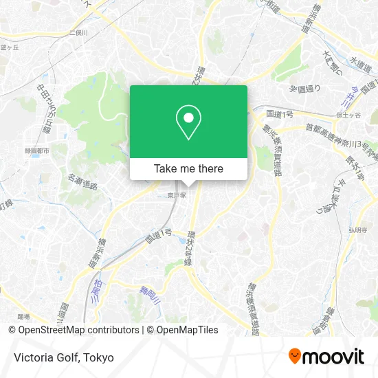 Victoria Golf map