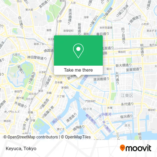 Keyuca map