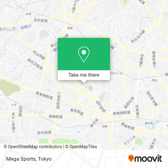 Mega Sports map