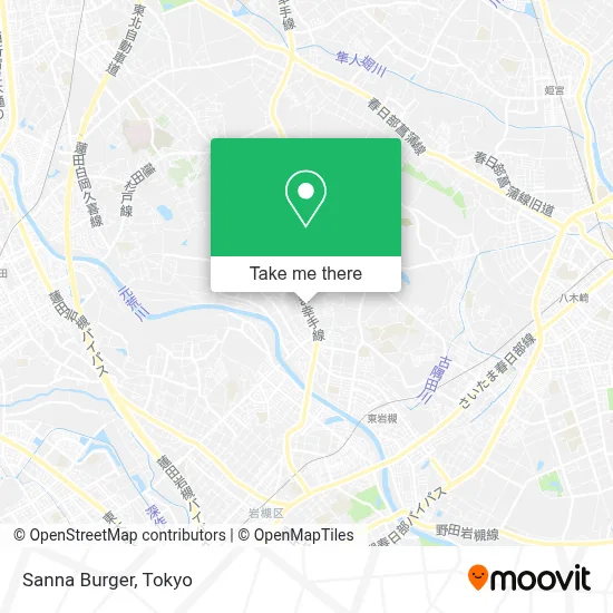 Sanna Burger map