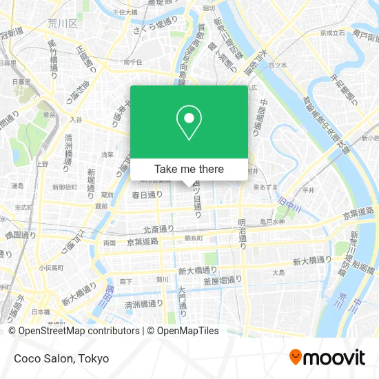 Coco Salon map