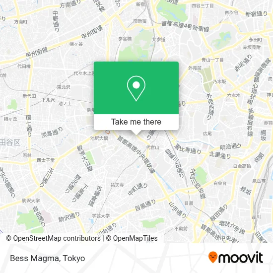 Bess Magma map