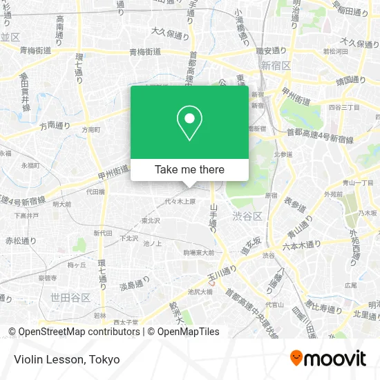 Violin Lesson map