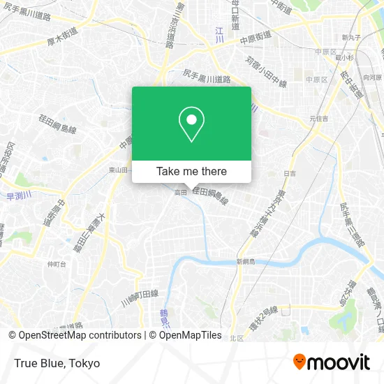 True Blue map