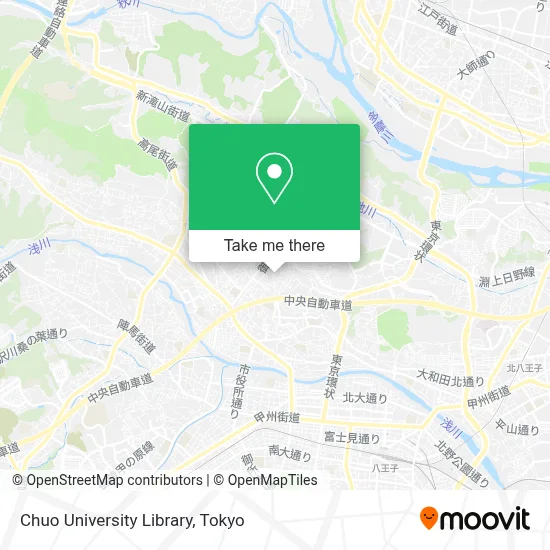 Chuo University Library map