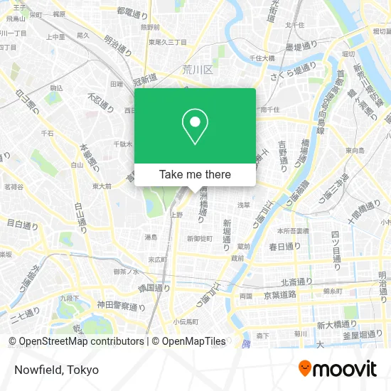Nowfield map