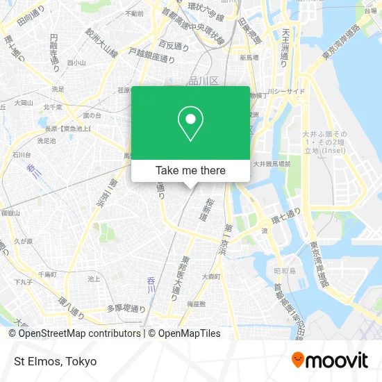 St Elmos map