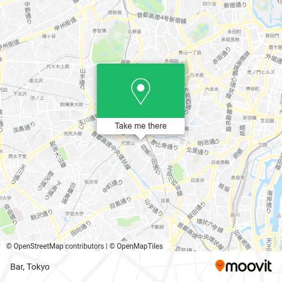 Bar map