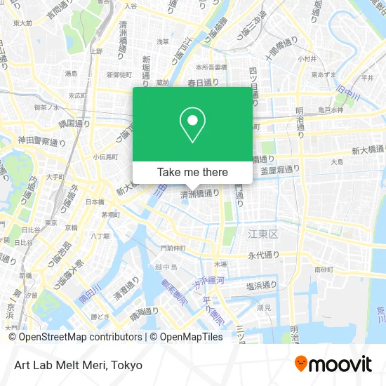 Art Lab Melt Meri map
