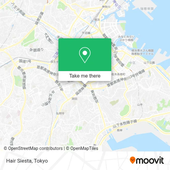 Hair Siesta map