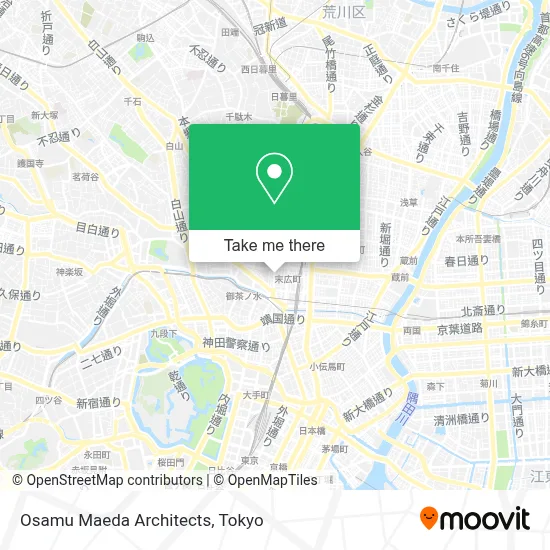 Osamu Maeda Architects map