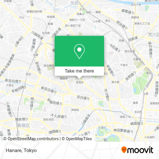Hanare map