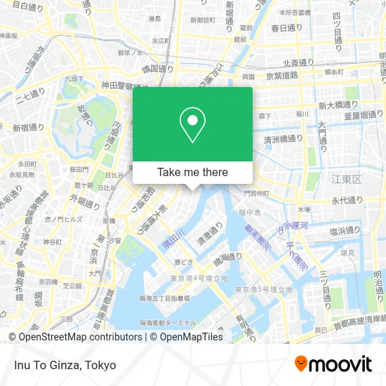 Inu To Ginza map