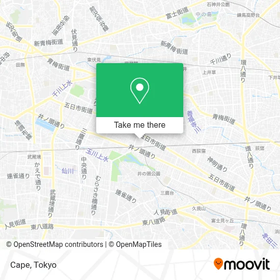 Cape map