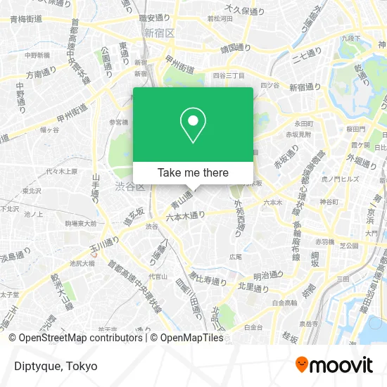 Diptyque map