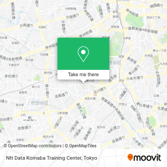 Ntt Data Komaba Training Center map