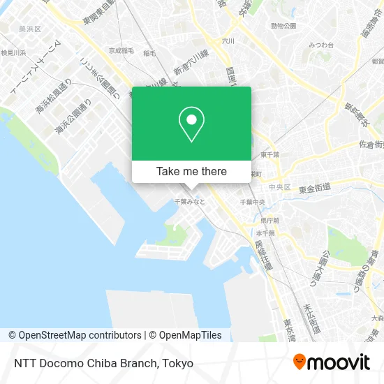 NTT Docomo Chiba Branch map