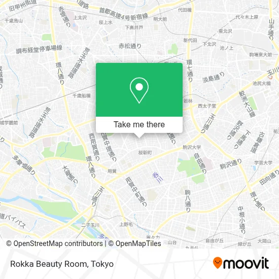 Rokka Beauty Room map