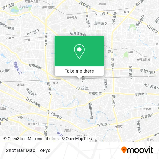 Shot Bar Mao map