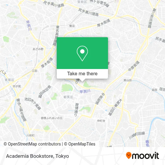 Academia Bookstore map