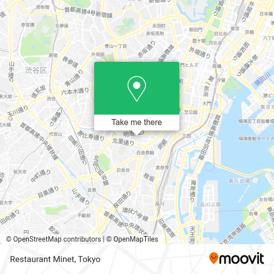 Restaurant Minet map