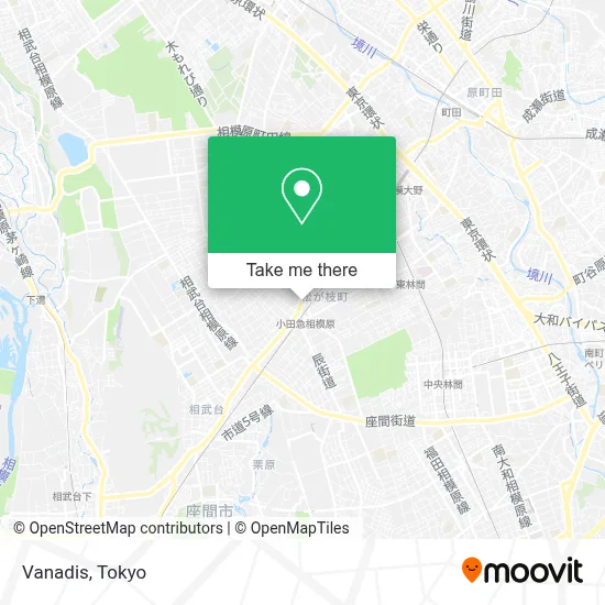 Vanadis map