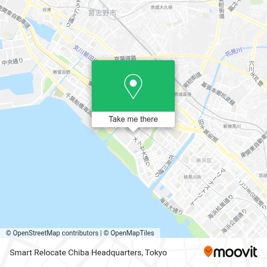 Smart Relocate Chiba Headquarters map