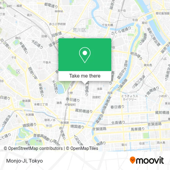 Monjo-Ji map