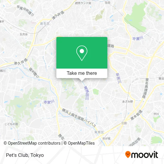 Pet's Club map