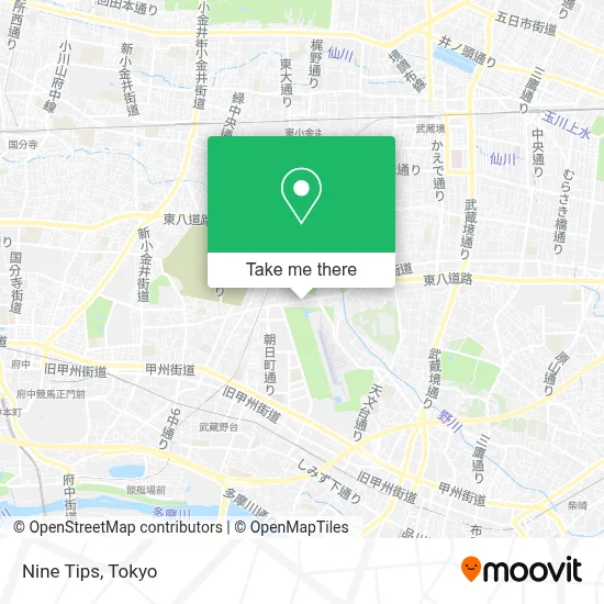 Nine Tips map