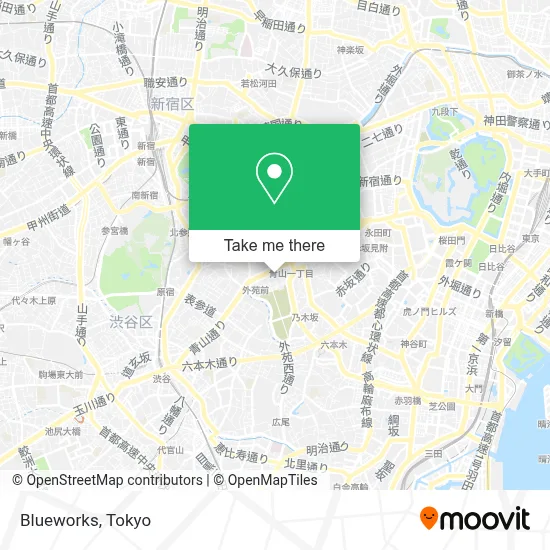 Blueworks map