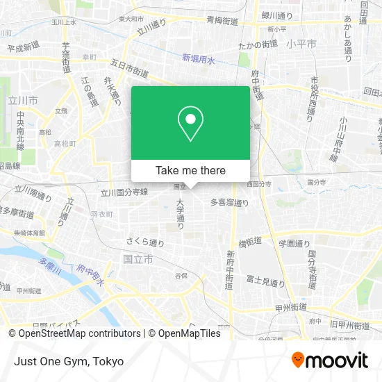 Just One Gym map