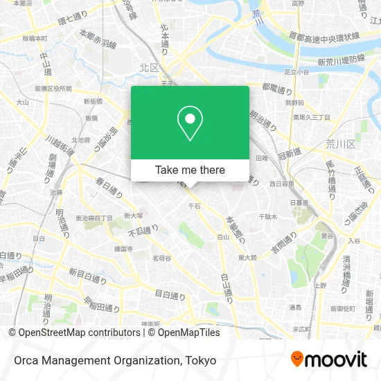 Orca Management Organization map