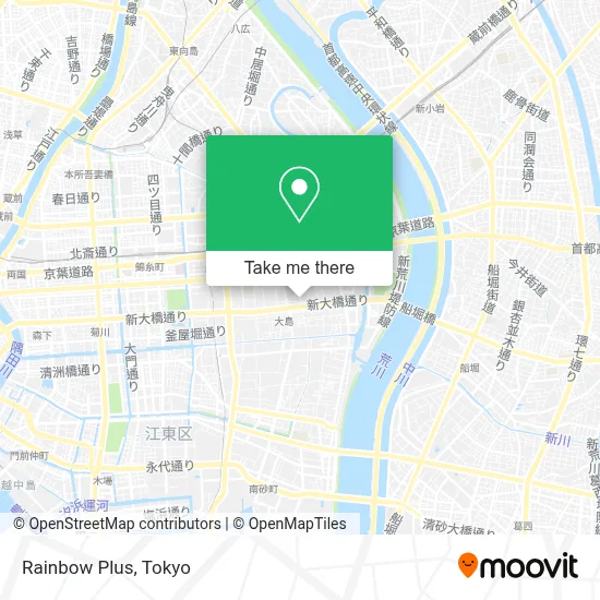 Rainbow Plus map