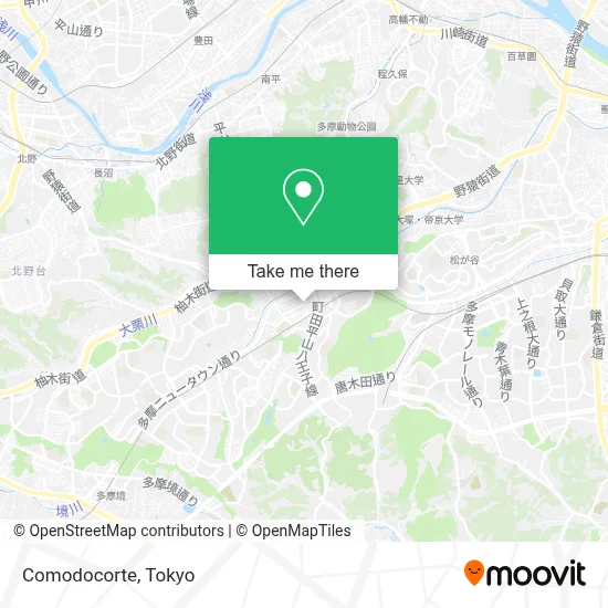 Comodocorte map