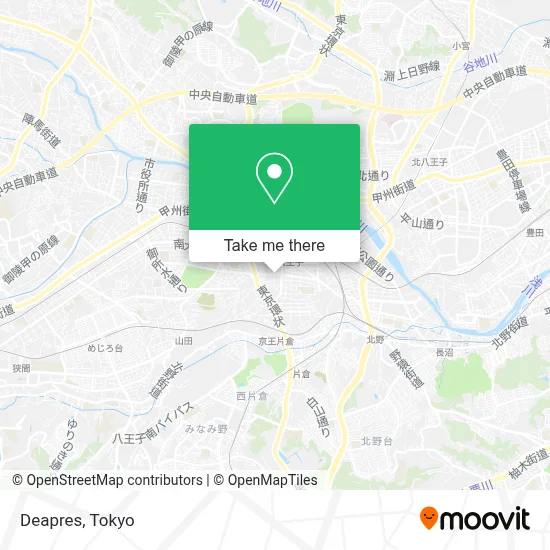 Deapres map