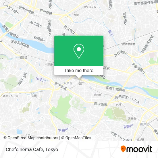 Chefcinema Cafe map