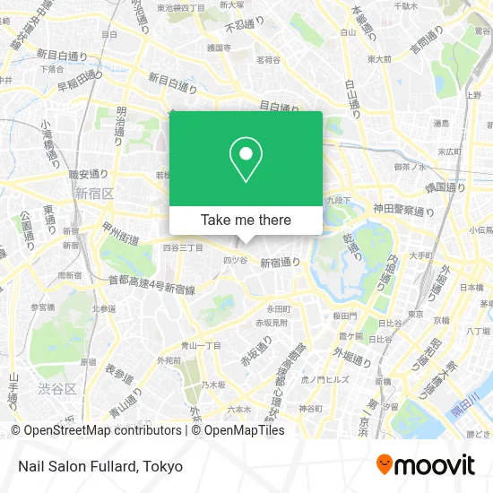 Nail Salon Fullard map