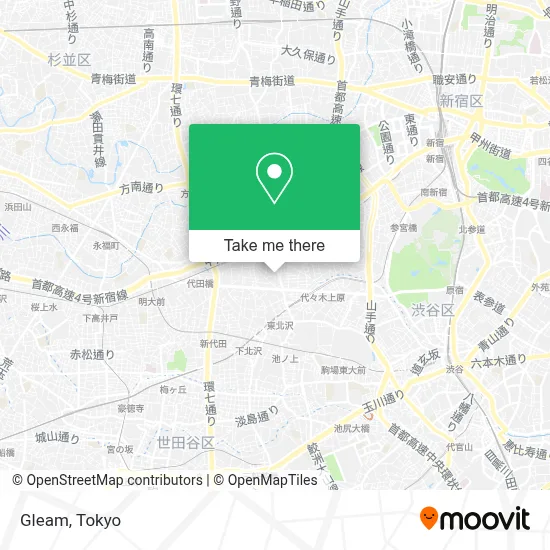 Gleam map