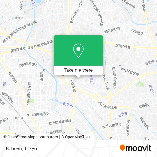Bebean map