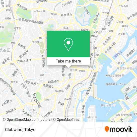 Clubwind map