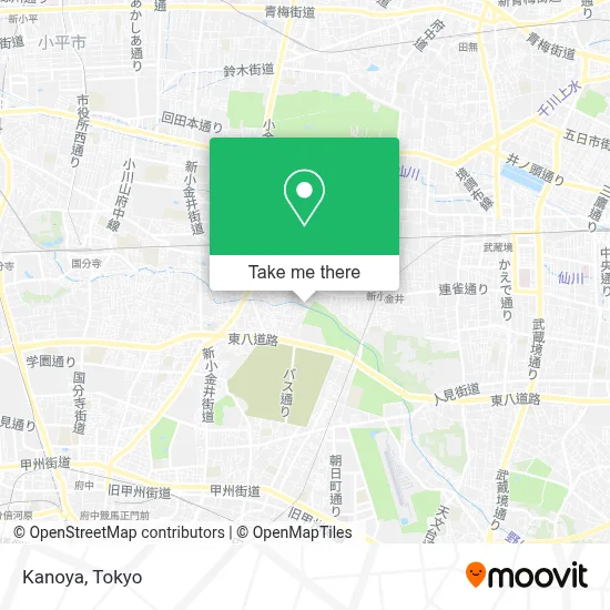 Kanoya map