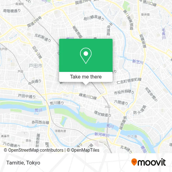 Tamitie map