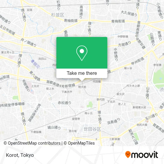 Korot map