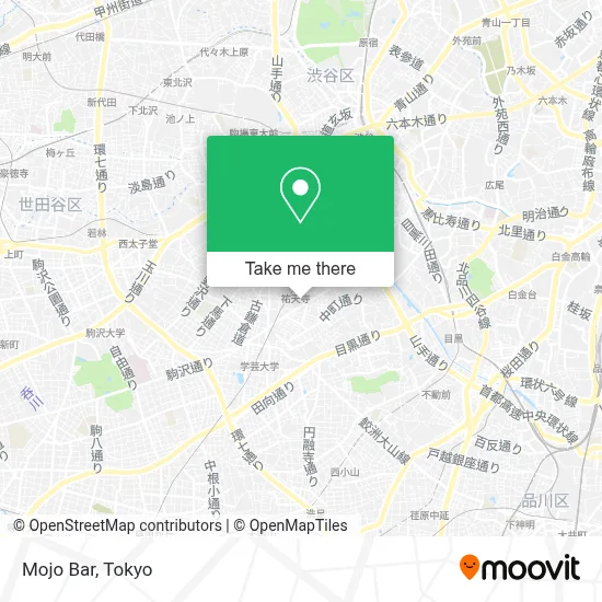 Mojo Bar map