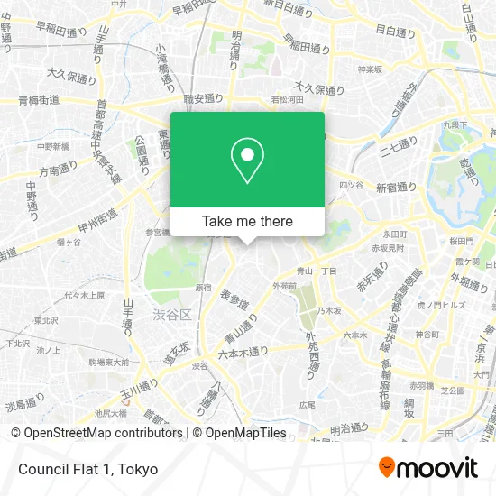 Council Flat 1 map