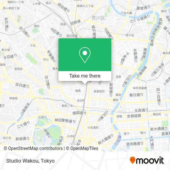 Studio Wakou map