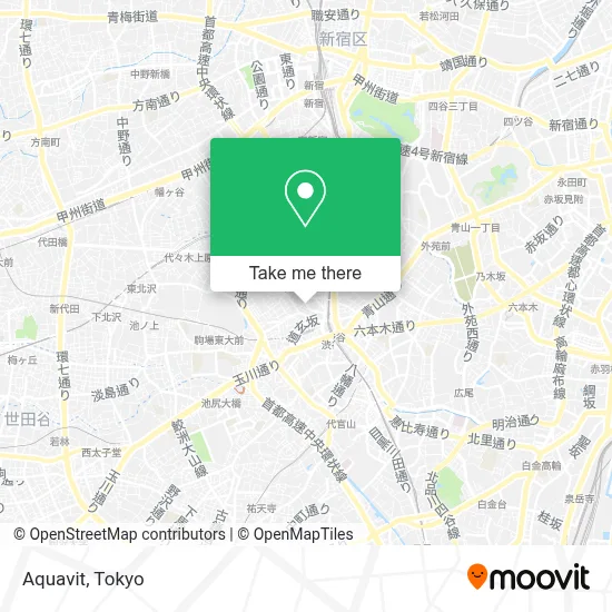 Aquavit map