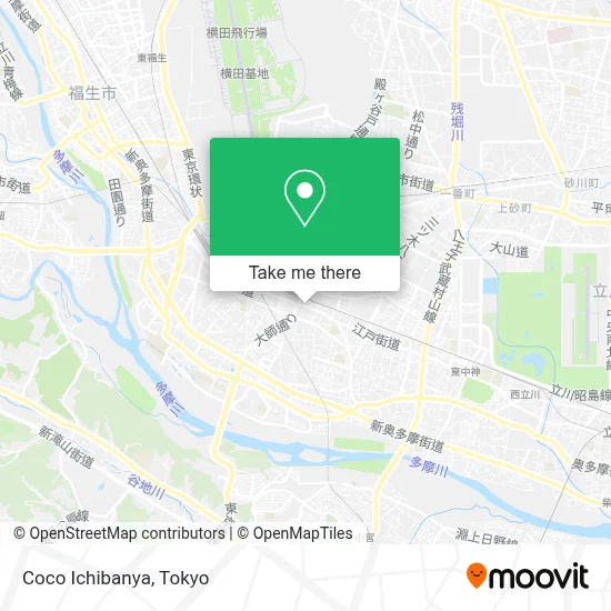 Coco Ichibanya map