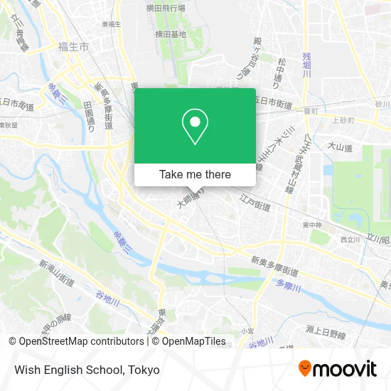 Wish English School map
